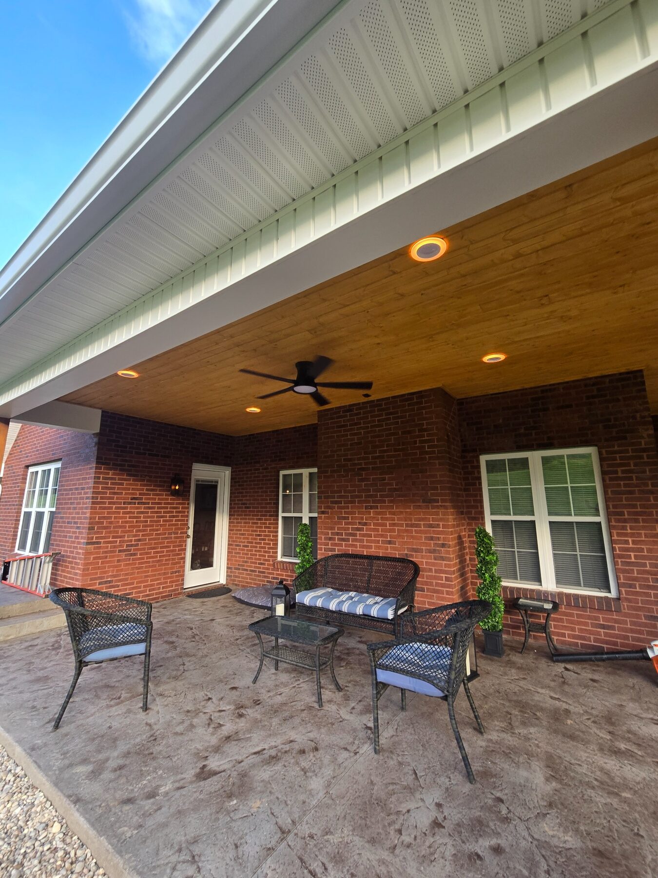 Outdoor living, finished right by Bullock Construction