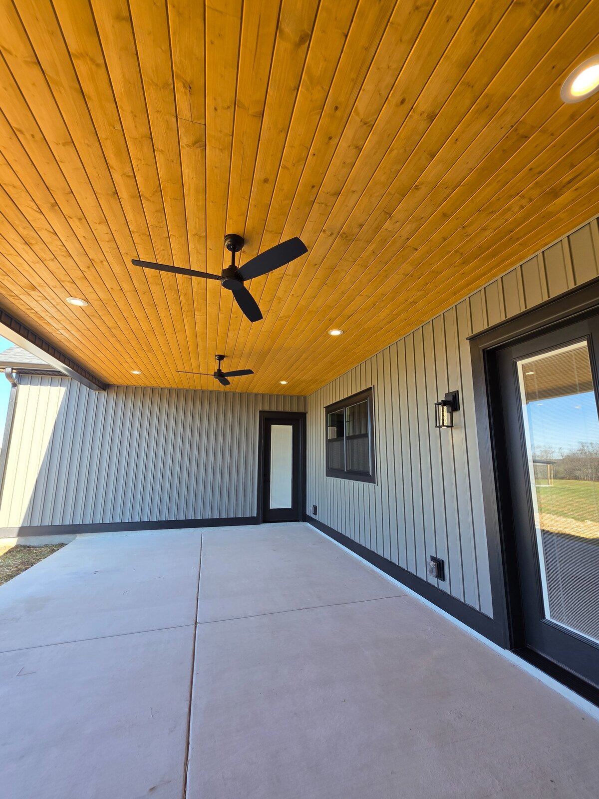 Built for slow evenings by Bullock Construction