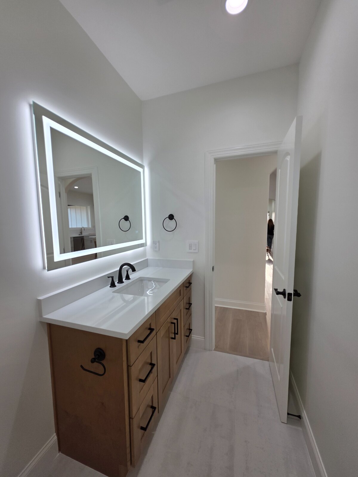 Clean, warm finishes by Bullock Construction